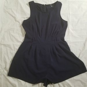 Navy Blue Romper
